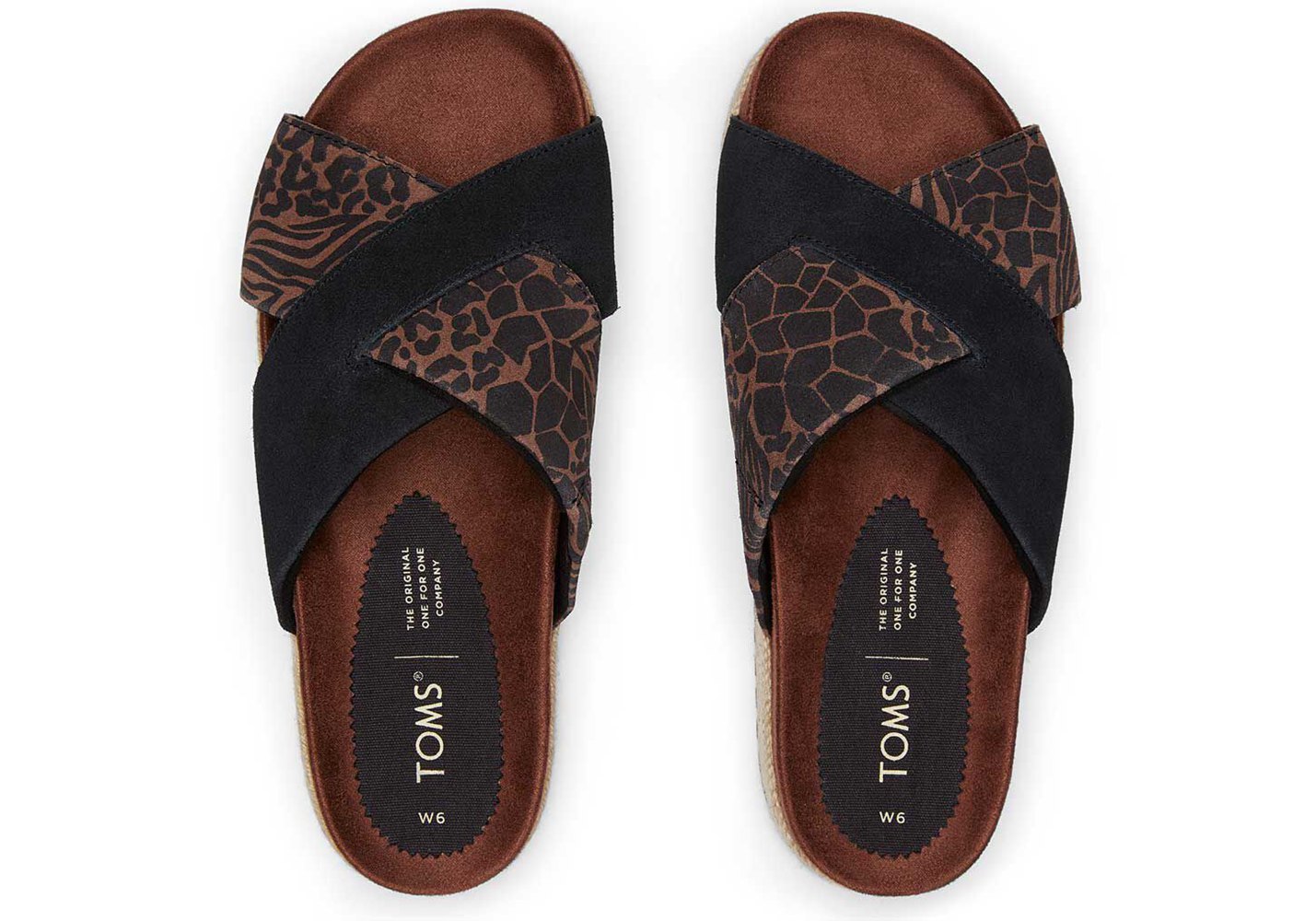 Toms Paloma Sandals Black - Womens - 90724-FRQZ